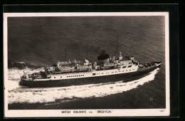 AK British Railways, SS Brighton, Fährschiff  - Sonstige & Ohne Zuordnung