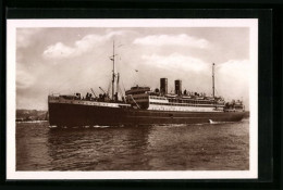 AK Passagierschiff Le Maréchal Lyautey Passiert Uferstreifen  - Steamers