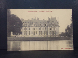 27335 . RADEPONT . LE CHATEAU ET LA PIECE D EAU . OBLITEREE 1911 . - Autres & Non Classés