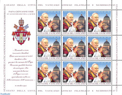 Vatican 2013 Philatelic & Numismatic Office M/s, Mint NH, Religion - Pope - Philately - Ungebraucht