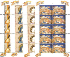 Vatican 2000 Christmas 4 M/s (=10 Sets), Mint NH, Religion - Christmas - Unused Stamps