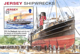 Jersey 2011 Shipwrecks S/s, Mint NH, Transport - Ships And Boats - Bateaux
