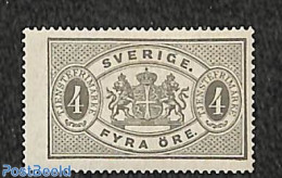 Sweden 1874 4o, On Service, Perf. 14, Stamp Out Of Set, Unused (hinged) - Autres & Non Classés