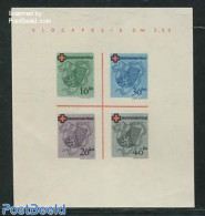 Germany, French Zone 1949 Rheinland-Pfalz, Red Cross S/s (issued Without Gum), Unused (hinged), Health - Red Cross - Rotes Kreuz