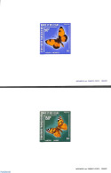 Afars And Issas 1976 Butterflies 2 Epreuves De Luxe , Mint NH, Nature - Butterflies - Unused Stamps