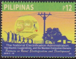 PHILIPPINES, 2019, MNH, ELECTRICITY, ELECTRIFICATION, 1v - Electricity
