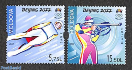 Moldova 2022 Olympic Winter Games 2v, Mint NH, Sport - Olympic Winter Games - Autres & Non Classés