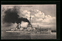 AK Kriegsschiff S.M.S. Friedrich Der Grosse, Flottenflaggschiff  - Guerre