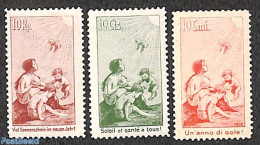 Switzerland 1912 Pro Juventute 3v, Unused (hinged) - Unused Stamps