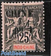 China (before 1949) 1902 French Post, 25c, Stamp Out Of Set, Unused (hinged) - Other & Unclassified