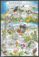 Czech Republic 2010 Nature Conservation S/s, Mint NH, Nature - Animals (others & Mixed) - Birds - Butterflies - Other & Unclassified