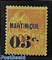 Martinique 1888 05c On 20c, Stamp Out Of Set, Unused (hinged) - Autres & Non Classés