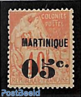 Martinique 1888 05c On 40c, Stamp Out Of Set, Unused (hinged) - Other & Unclassified