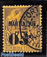 Martinique 1888 05c On 35c, Used, Used Stamps - Other & Unclassified