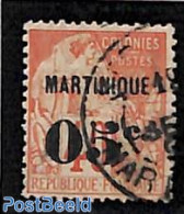 Martinique 1888 05c On 40c, Used, Used Stamps - Other & Unclassified