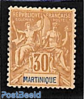 Martinique 1892 30c, Stamp Out Of Set, Unused (hinged) - Other & Unclassified