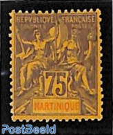 Martinique 1892 75c, Stamp Out Of Set, Unused (hinged) - Other & Unclassified