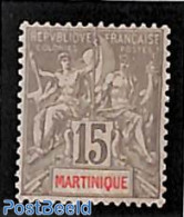 Martinique 1899 15c, Stamp Out Of Set, Unused (hinged) - Other & Unclassified