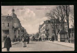 CPA Saarburg, Französische Vorstadt, Vue De La Rue  - Autres & Non Classés