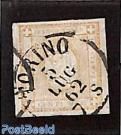 Italy 1862 2c, Used TORINO, Used Stamps - Autres & Non Classés