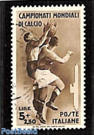 Italy 1934 5+2.50L, Used, Used Stamps, Sport - Football - Sonstige & Ohne Zuordnung