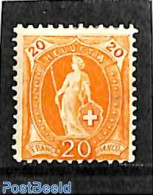 Switzerland 1882 20c, Perf. 11.5:12, Stamp Out Of Set, Unused (hinged) - Ongebruikt