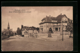 CPA Forbach /Lothr., Kaiser-Wilhelm-Platz Avec Johannstrasse  - Forbach