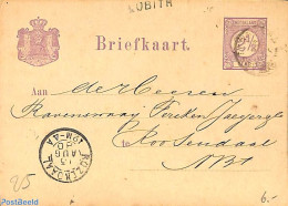 Netherlands - Various Cancellations 1880 Postcard From LOBITH To ROZENDAAL, Postal History - Other & Unclassified