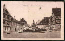 CPA Colmar, Monument Roesselmann  - Colmar