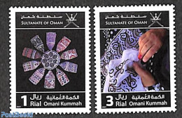 Oman 2021 Omanikumma 2v, Mint NH, Various - Costumes - Textiles - Costumes