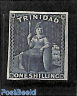 Trinidad & Tobago 1859 1sh, Stamp Out Of Set, Unused (hinged) - Trinidad & Tobago (1962-...)