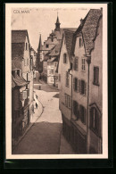 CPA Colmar, Une Rue, Vue De La Rue  - Colmar