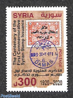 Syria 2020 100 Years Stamps 1v, Mint NH, Stamps On Stamps - Briefmarken Auf Briefmarken