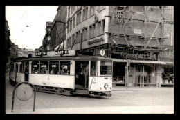 ALLEMAGNE - FRANKFURT - TRAMWAY - CARTE PHOTO ORIGINALE  - Frankfurt A. Main