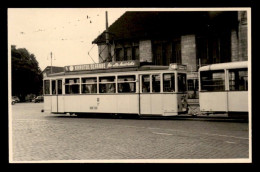 ALLEMAGNE - DARMSTADT - TRAMWAY - CARTE PHOTO ORIGINALE DU 11.08.1957 - Darmstadt