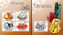 Guinea Bissau 2012 Minerals 2 S/s, Mint NH, History - Geology - Guinée-Bissau