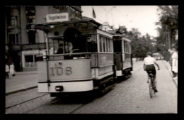 ALLEMAGNE - DRESDEN - TRAMWAY - CARTE PHOTO ORIGINALE - SOMMER 1953 - Dresden