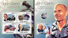 Guinea Bissau 2012 John Glenn 2 S/s, Mint NH, Transport - Space Exploration - Guinée-Bissau