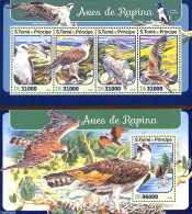 Sao Tome/Principe 2016 Birds Of Prey 2 S/s, Mint NH, Nature - Birds - Birds Of Prey - Sao Tome And Principe