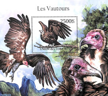 Comoros 2011 Vulture S/s, Mint NH, Nature - Birds - Birds Of Prey - Komoren (1975-...)