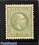 Netherlands Indies 1888 30c, Perf. 12.5, Without Gum, Unused (hinged) - Other & Unclassified