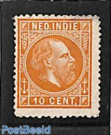 Netherlands Indies 1873 10c, Perf. 13.25:14, Stamp Out Of Set, Unused (hinged) - Andere & Zonder Classificatie