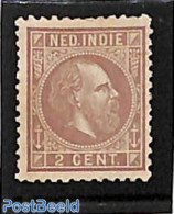 Netherlands Indies 1876 2c, Lilac Brown, Perf. 11.5:12, Stamp Out Of Set, Unused (hinged) - Other & Unclassified