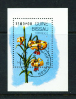 GUINEA BISSAU -  1989 Lillies Miniature Sheet Used As Scan - Guinea-Bissau