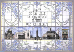 Belgium 2022 Charleroi 5v M/s, Mint NH, Art - Stained Glass And Windows - Unused Stamps