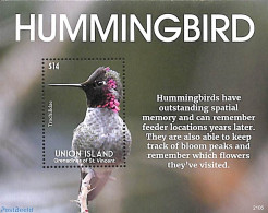 Saint Vincent & The Grenadines 2021 Hummingbirds S/s, Mint NH, Nature - Birds - Hummingbirds - St.Vincent & Grenadines