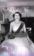 British Antarctica 2022 Queen Elizabeth II, Platinum Jubilee S/s, Mint NH, History - Kings & Queens (Royalty) - Familles Royales