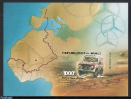 Mali 1983 Paris-Dakar Rallye S/s, Imperforated, Mint NH, Sport - Transport - Various - Autosports - Automobiles - Maps - Auto's