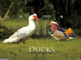 Saint Vincent & The Grenadines 2014 Mustique, Ducks S/s, Mint NH, Nature - Birds - Ducks - St.Vincent & Grenadines