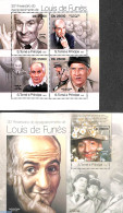 Sao Tome/Principe 2013 Louis De Funès 2 S/s, Mint NH, Performance Art - Various - Movie Stars - Police - Schauspieler